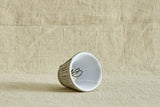 Humbug Brown & White Ticking Pleated Lampshade (Multiple Styles)