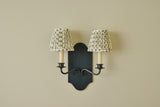 Little Weed Mauve Linen Pleated Lampshade (Multiple Styles)