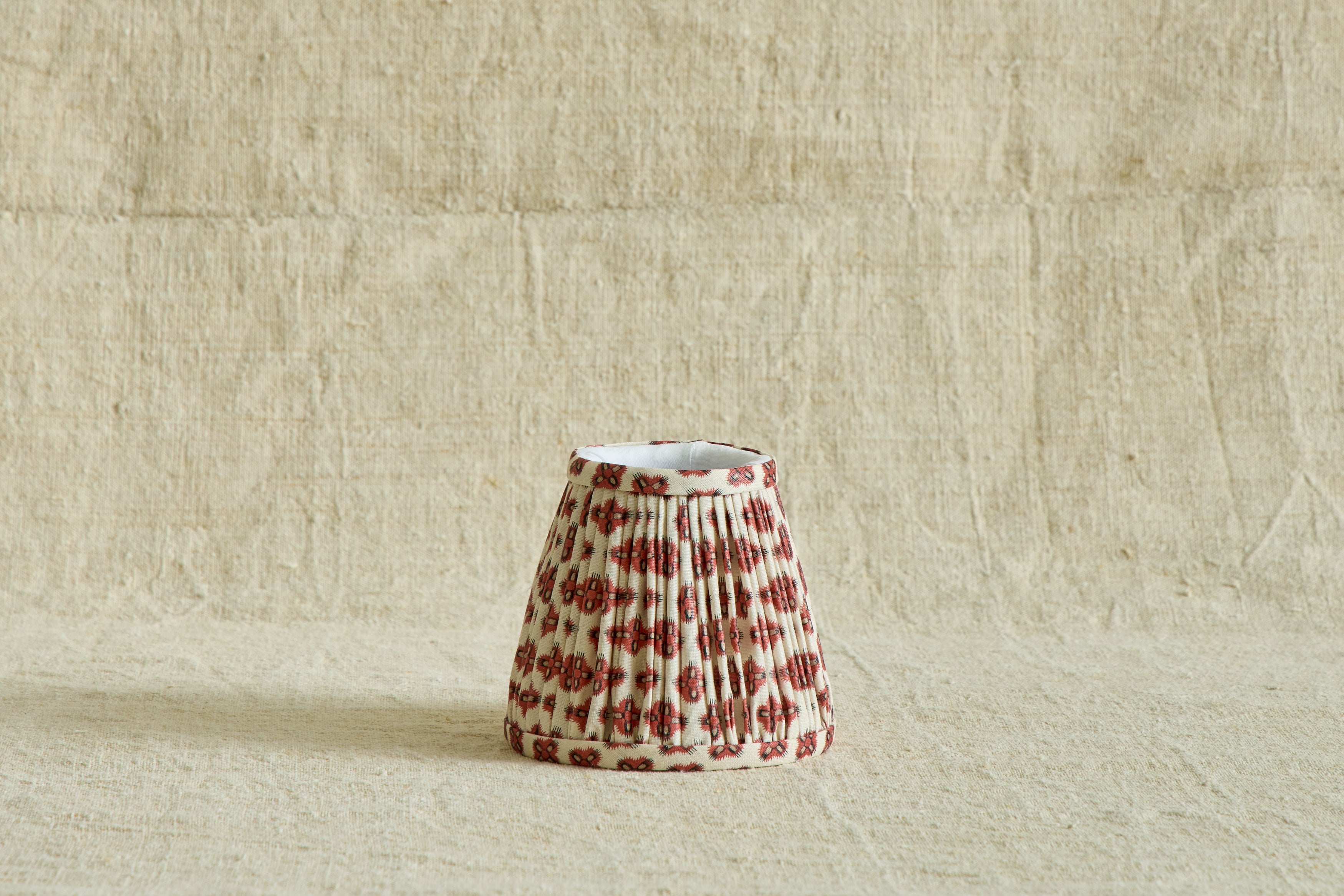Knurl Brick Linen Pleated Lampshade (Multiple Styles)