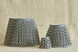 Knurl Woad Linen Pleated Lampshade (Multiple Styles)