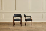 Pair of Beech Wood Side Chairs