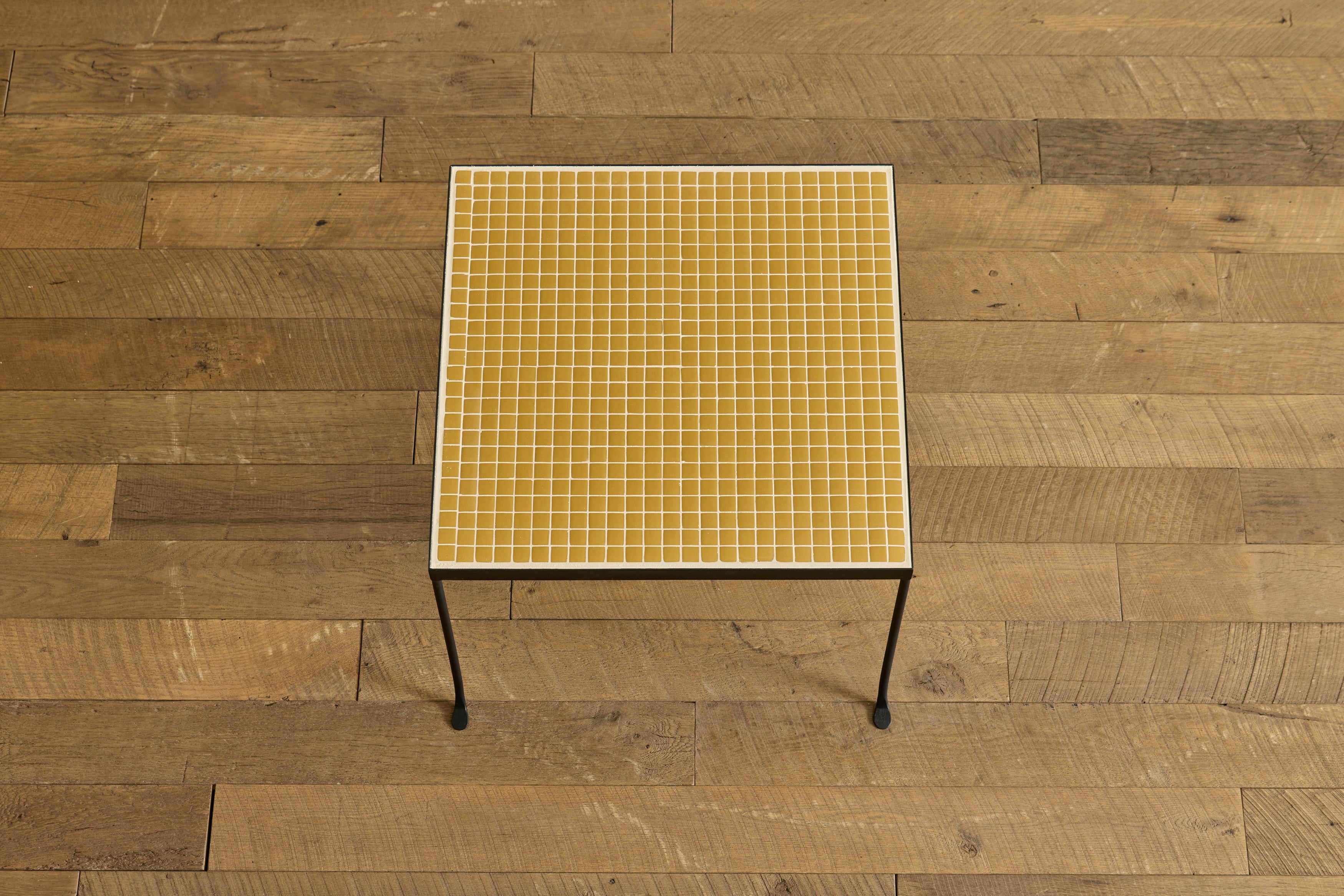 Mosaic Tile Side Table, Rye
