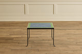 Mosaic Tile Side Table, Damascus and Clover