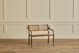 Early American Style Cane Bench