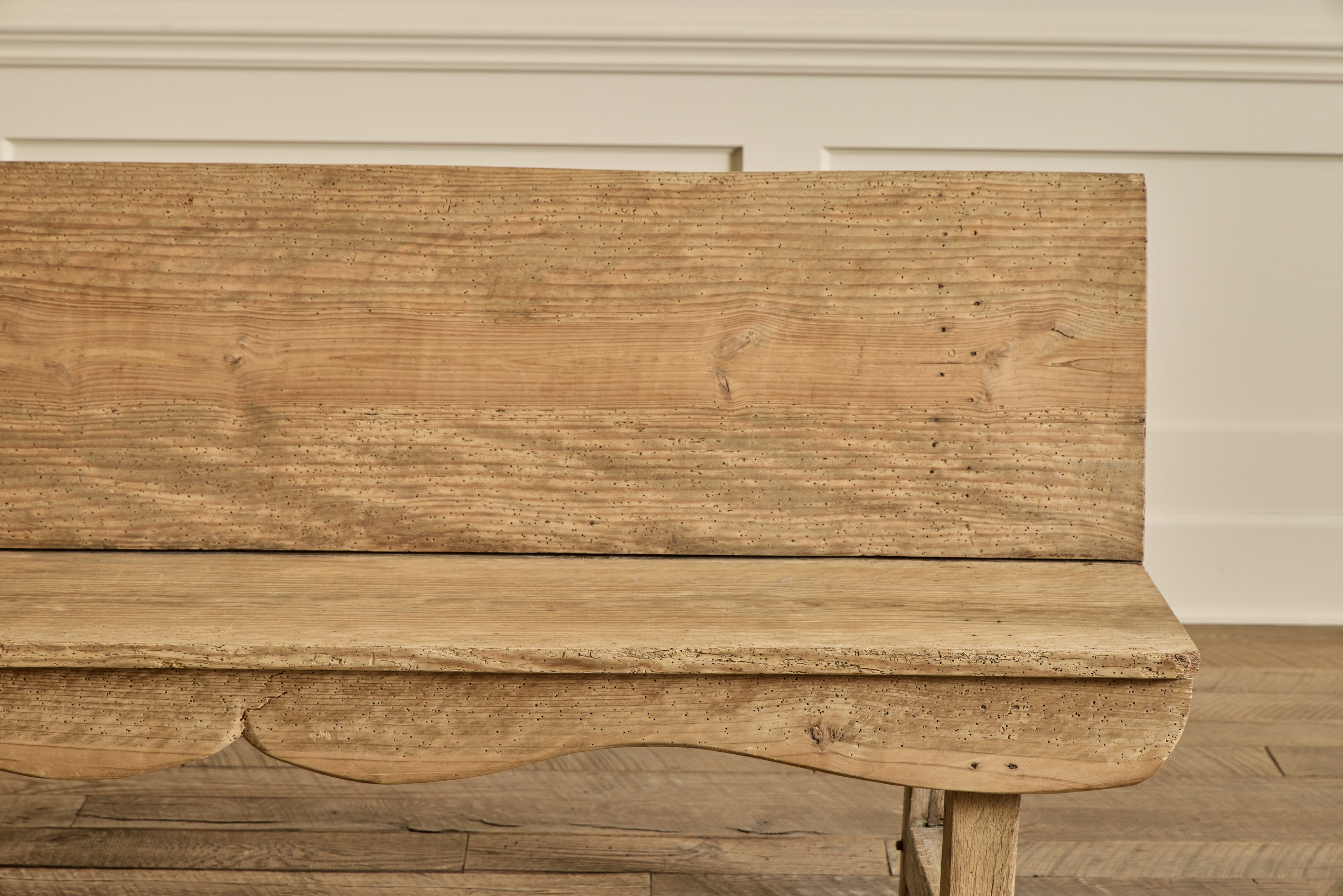Spanish Pine Wood Bench