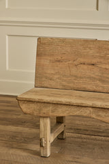 Spanish Pine Wood Bench