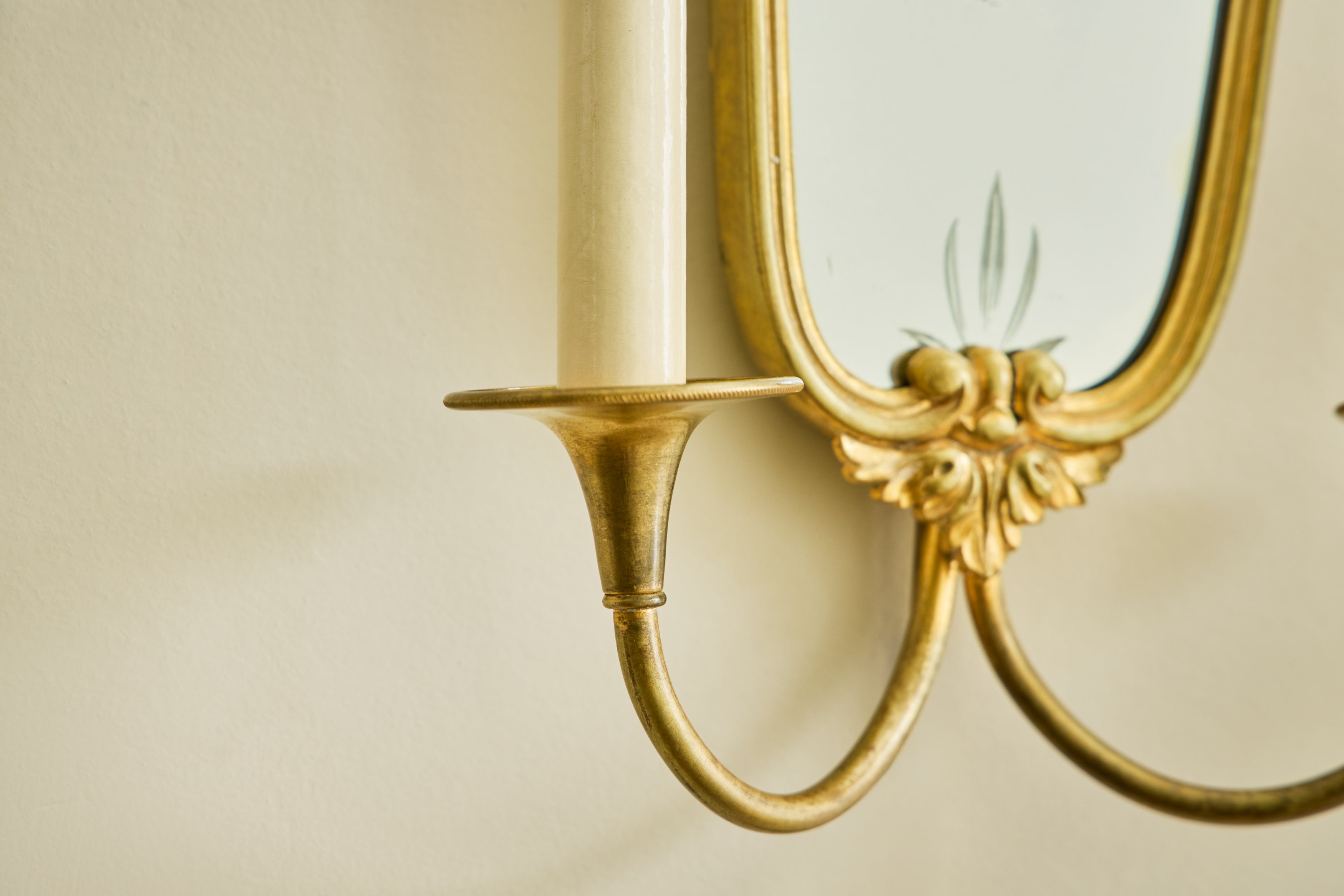 Pair of Neoclassical Mirror Sconces