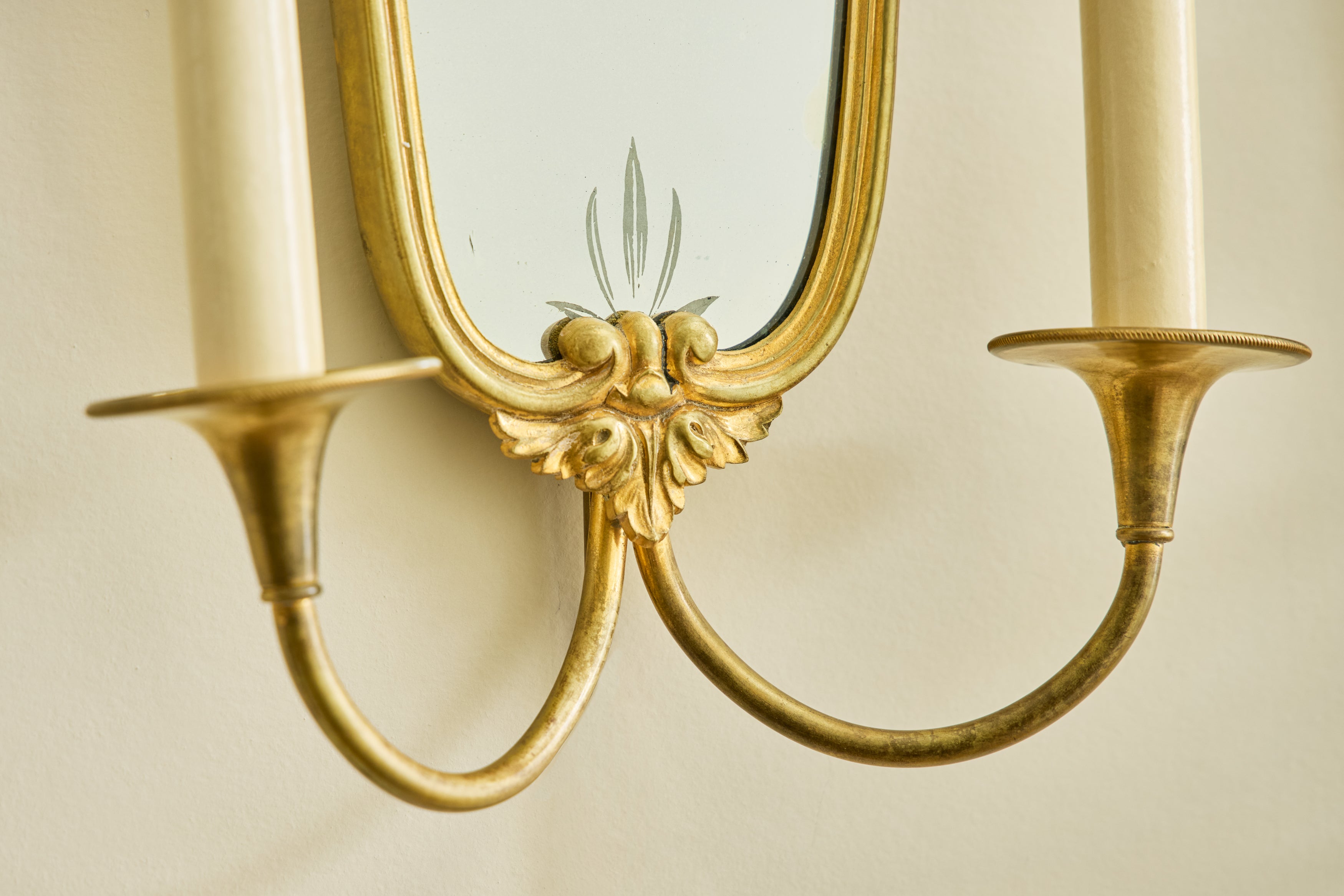 Pair of Neoclassical Mirror Sconces