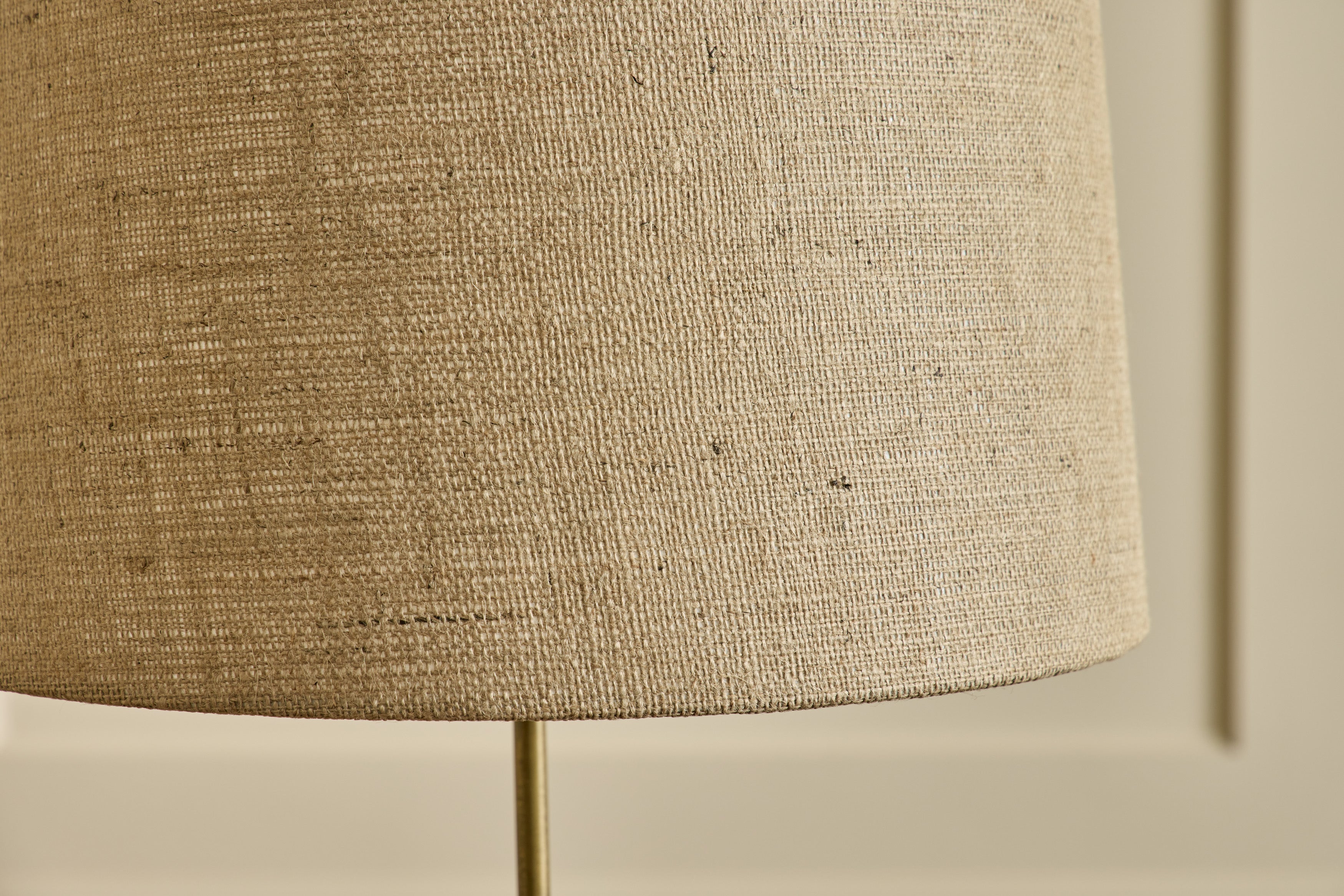 Gilt Iron Floor Lamp