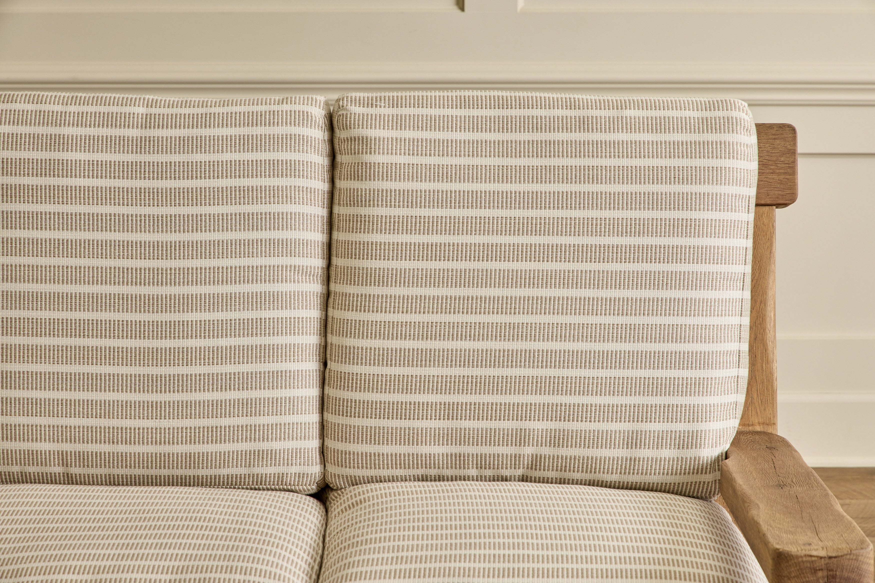 French Oak Brutalist Sofa No. 1