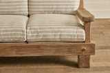 French Oak Brutalist Sofa No. 1