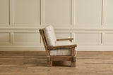 French Oak Brutalist Sofa No. 1