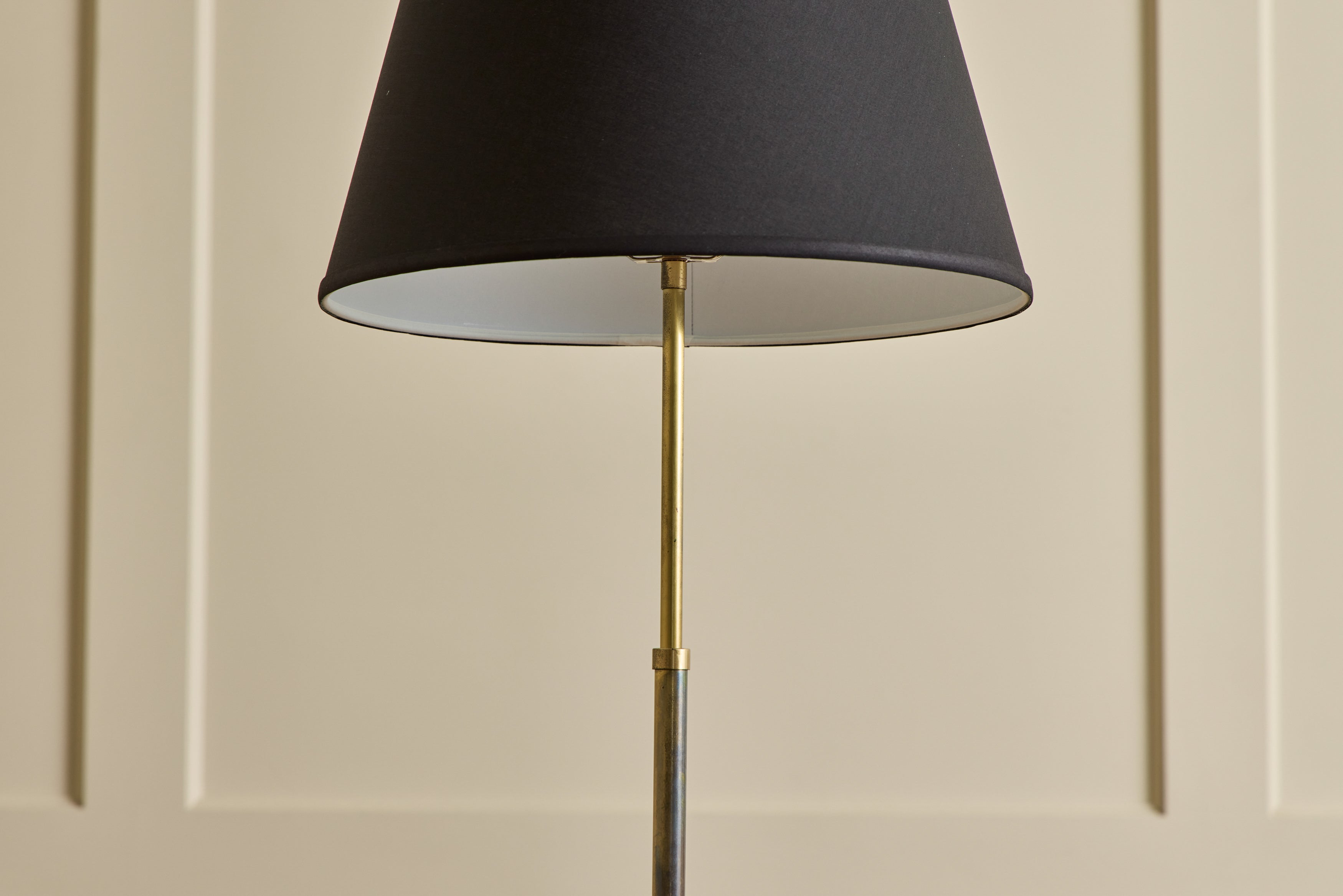 Mid Century Brass Floor Lamp