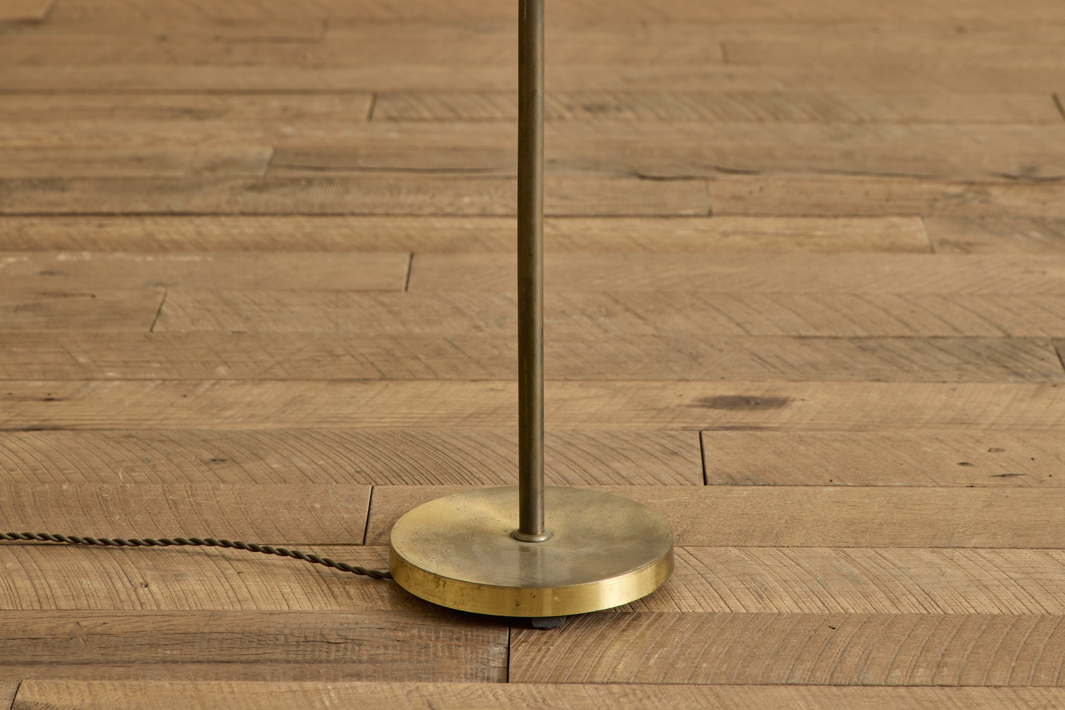 Mid Century Brass Floor Lamp