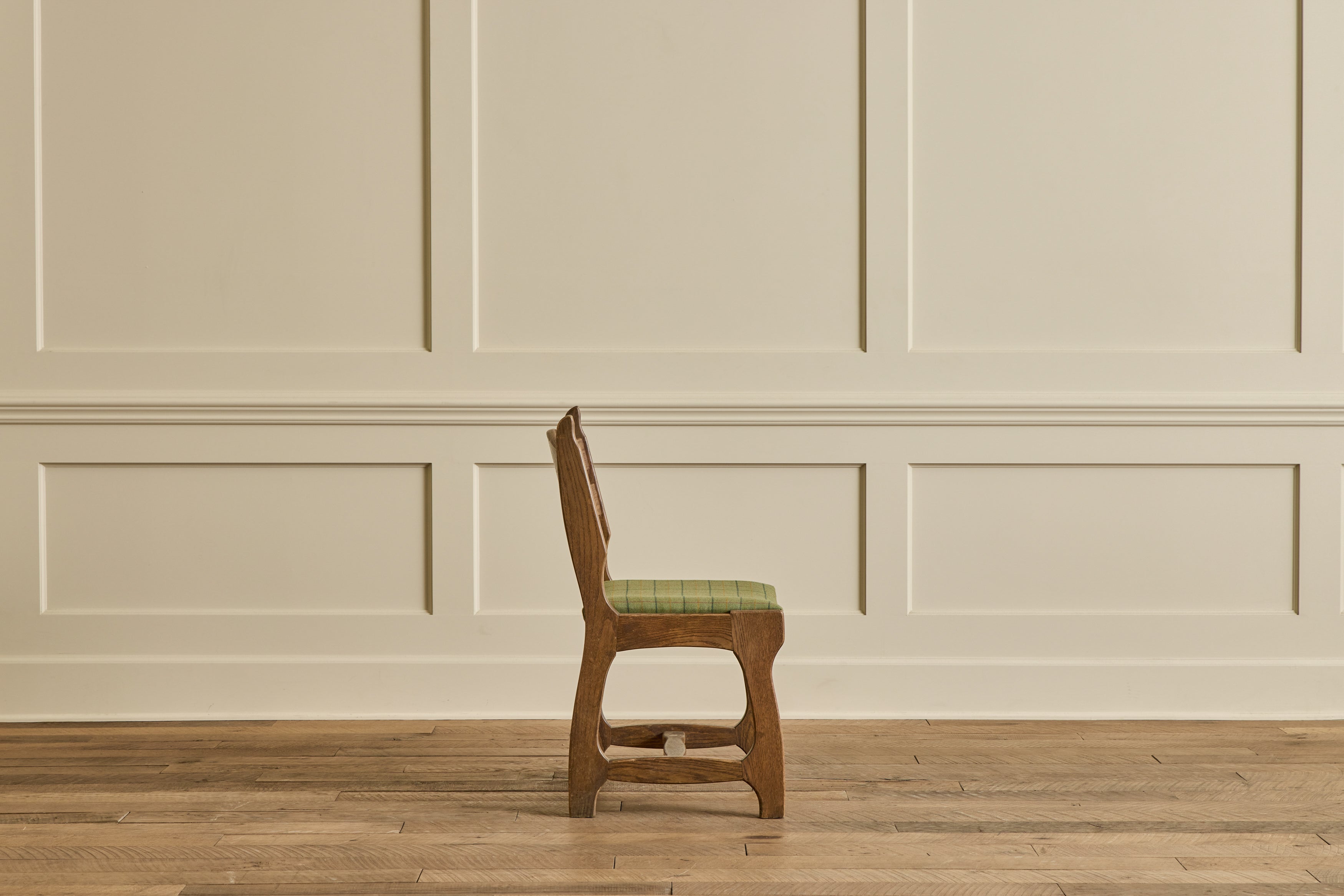 Set of 6 French Oak Chairs