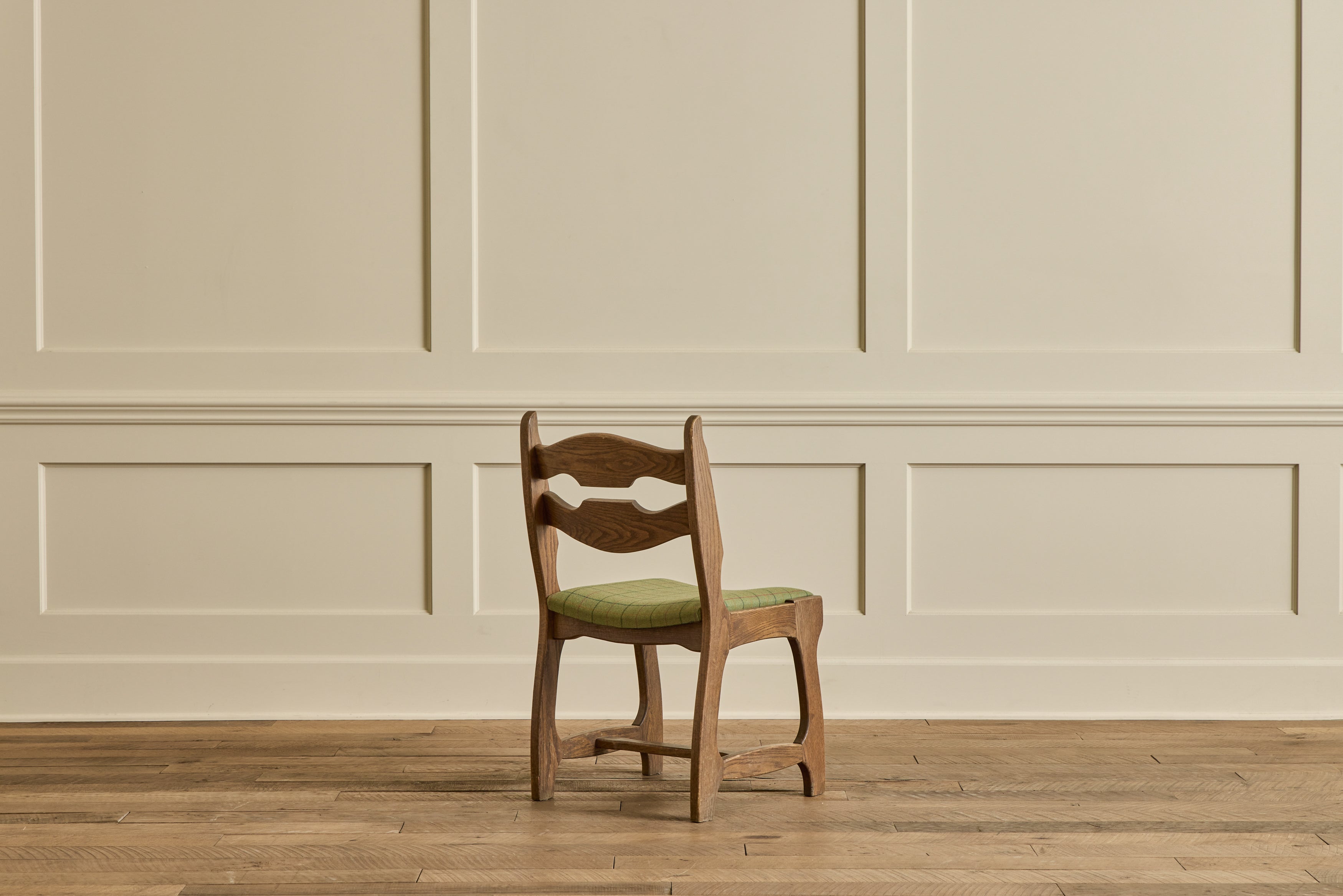 Set of 6 French Oak Chairs