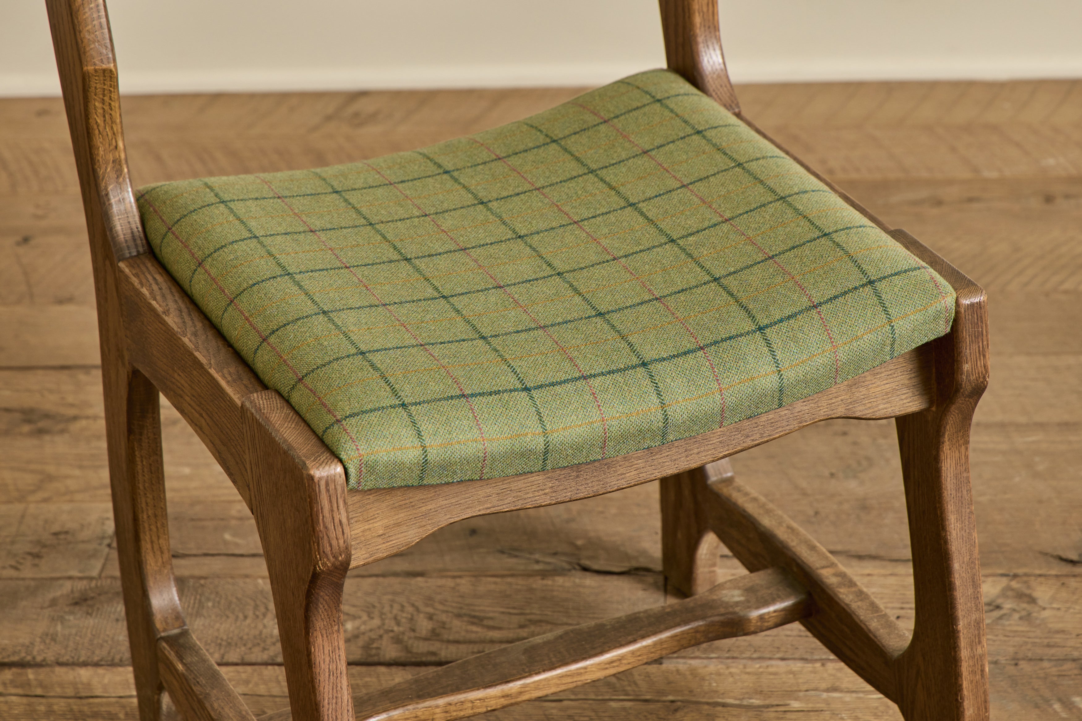 Set of 6 French Oak Chairs
