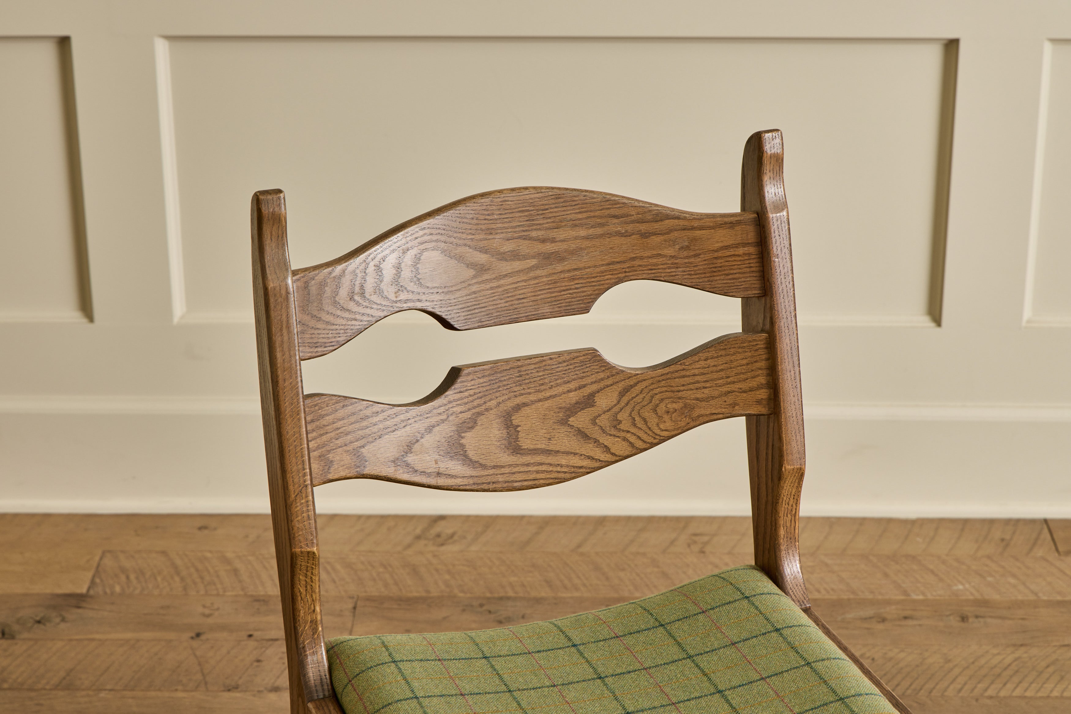 Set of 6 French Oak Chairs