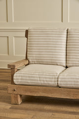 French Oak Brutalist Sofa No. 2