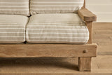 French Oak Brutalist Sofa No. 2