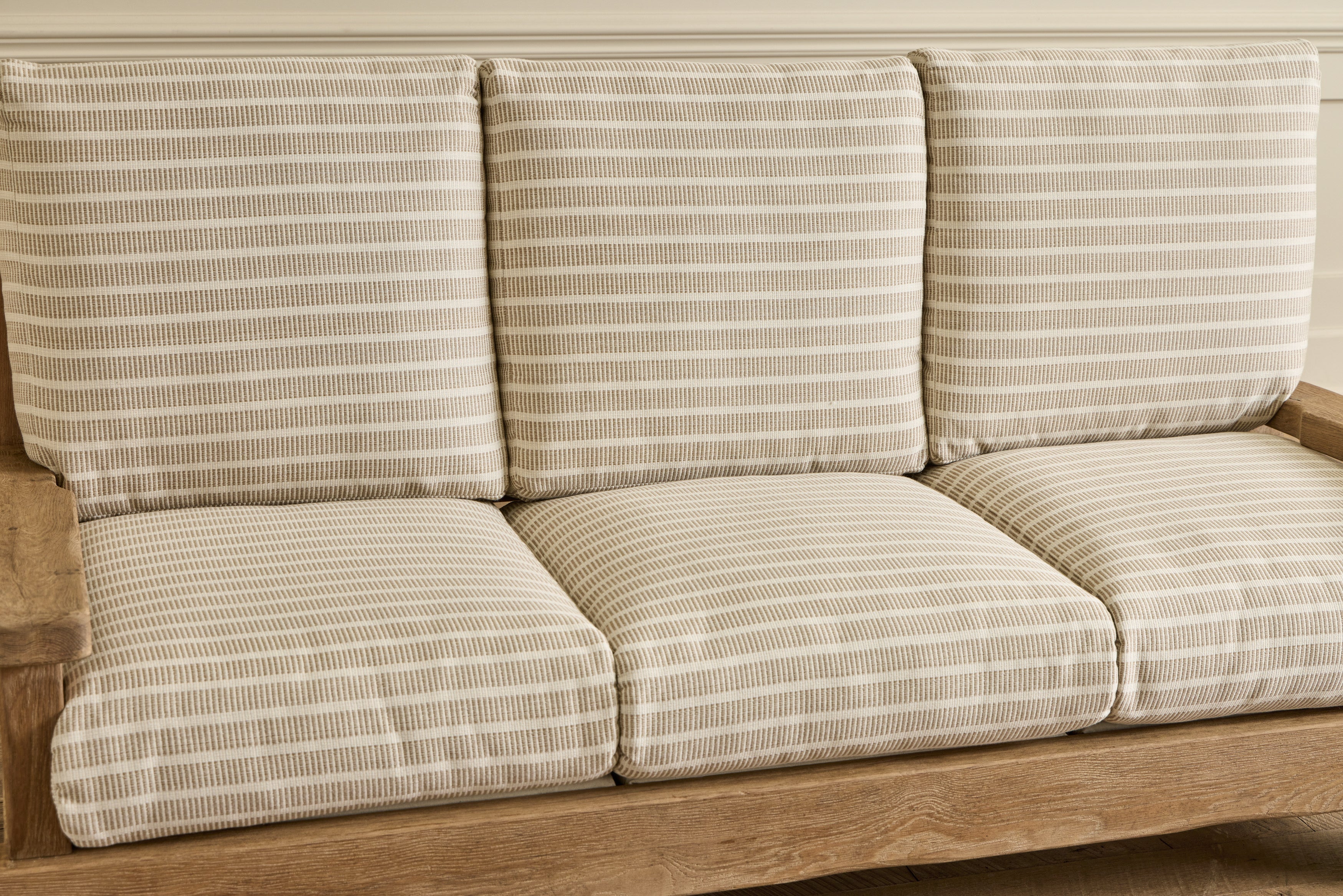 French Oak Brutalist Sofa No. 2