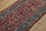 Pink & Blue Malayer Throw Rug 2'7 x 5'