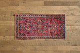 Persian Sarouk Throw Rug 2'3 x 4'3