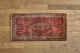Red Sarouk Throw Rug 2 X 4