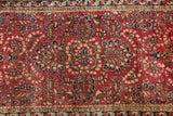 Red Sarouk Throw Rug 2 X 4