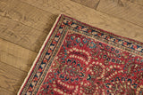 Red Sarouk Throw Rug 2 X 4