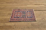 Square Heriz Throw Rug 3' x 3'2