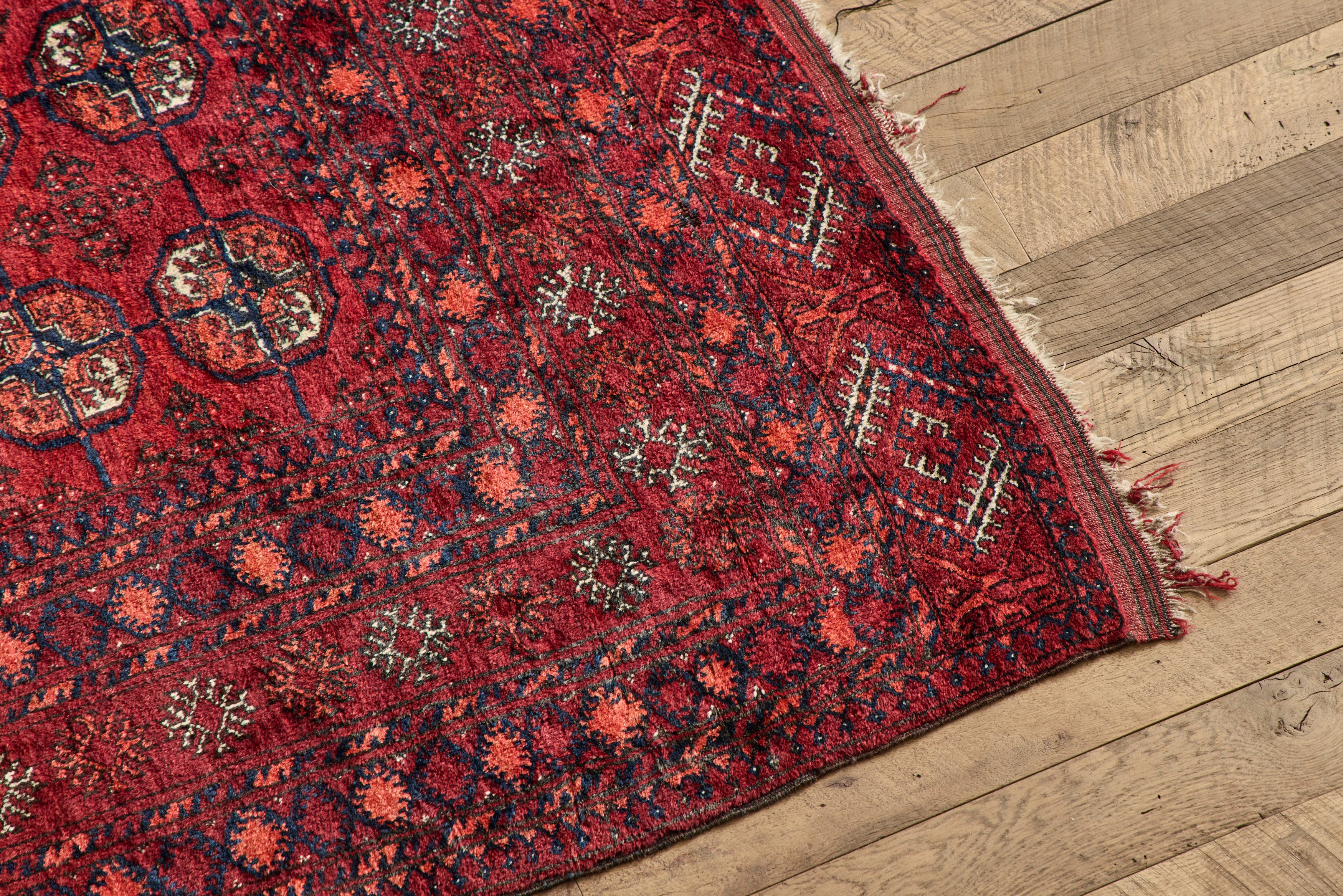 1970s Persian Tribal Rug 7 x 9