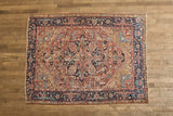 Multicolor Heriz Rug 8'6 X 11