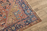 Multicolor Heriz Rug 8'6 X 11