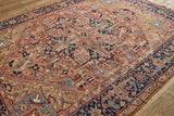 Multicolor Heriz Rug 8'6 X 11