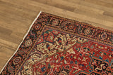 Red & Blue Heriz Rug 8'4 x 11'4