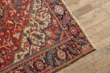 Red & Blue Heriz Rug 8'4 x 11'4