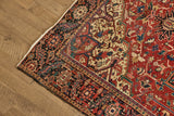 Red & Blue Heriz Rug 8'4 x 11'4