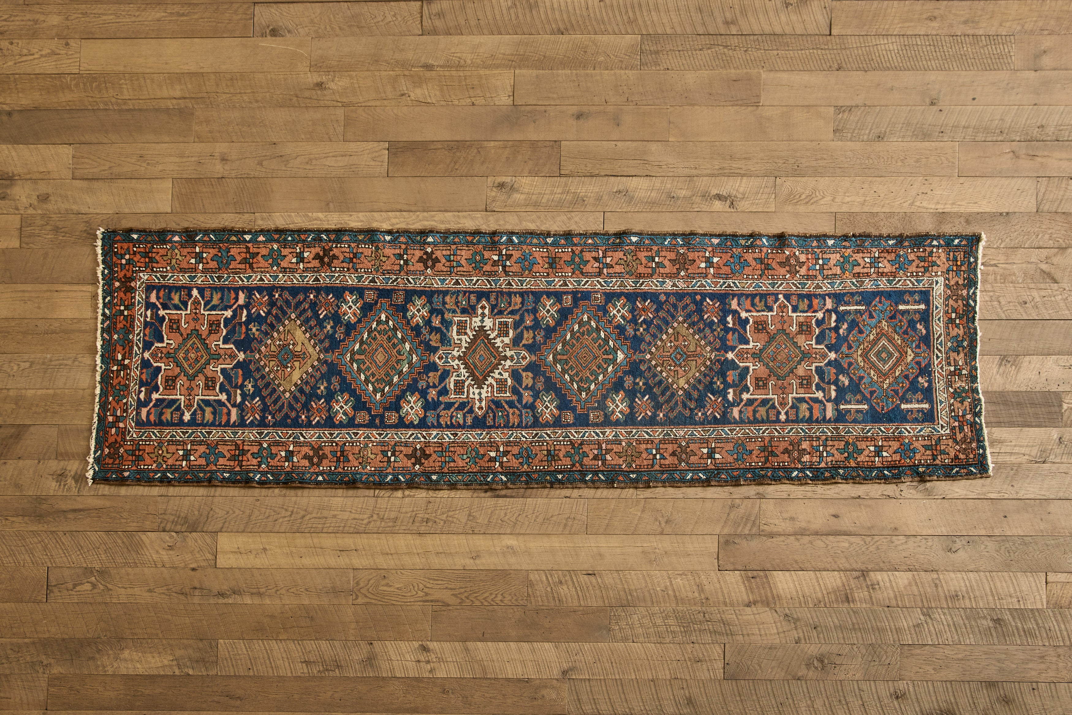 Tribal Heriz Runner 3'1 x 10'2