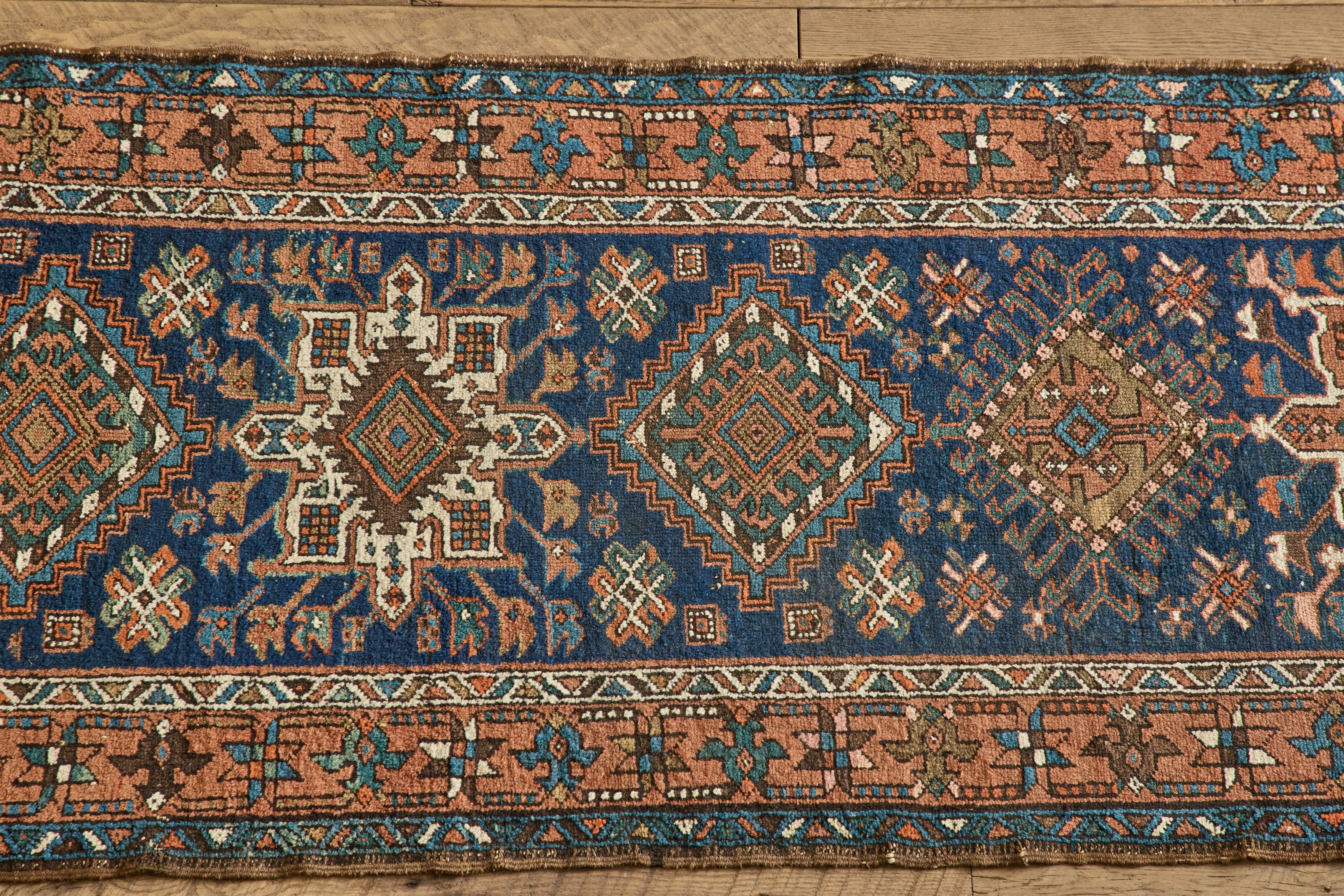 Tribal Heriz Runner 3'1 x 10'2