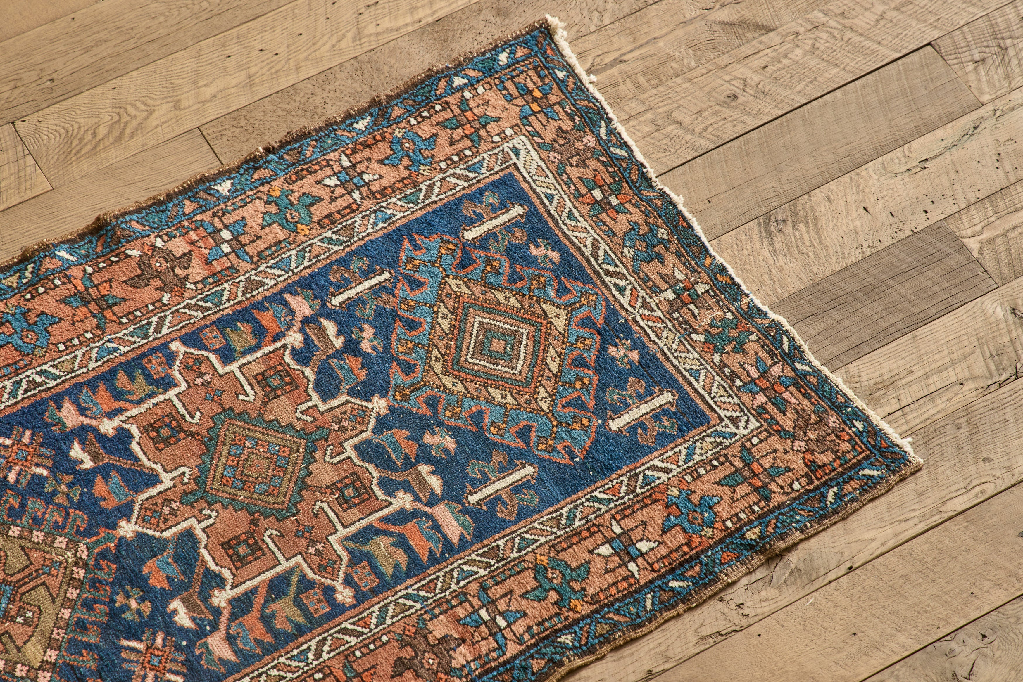 Tribal Heriz Runner 3'1 x 10'2