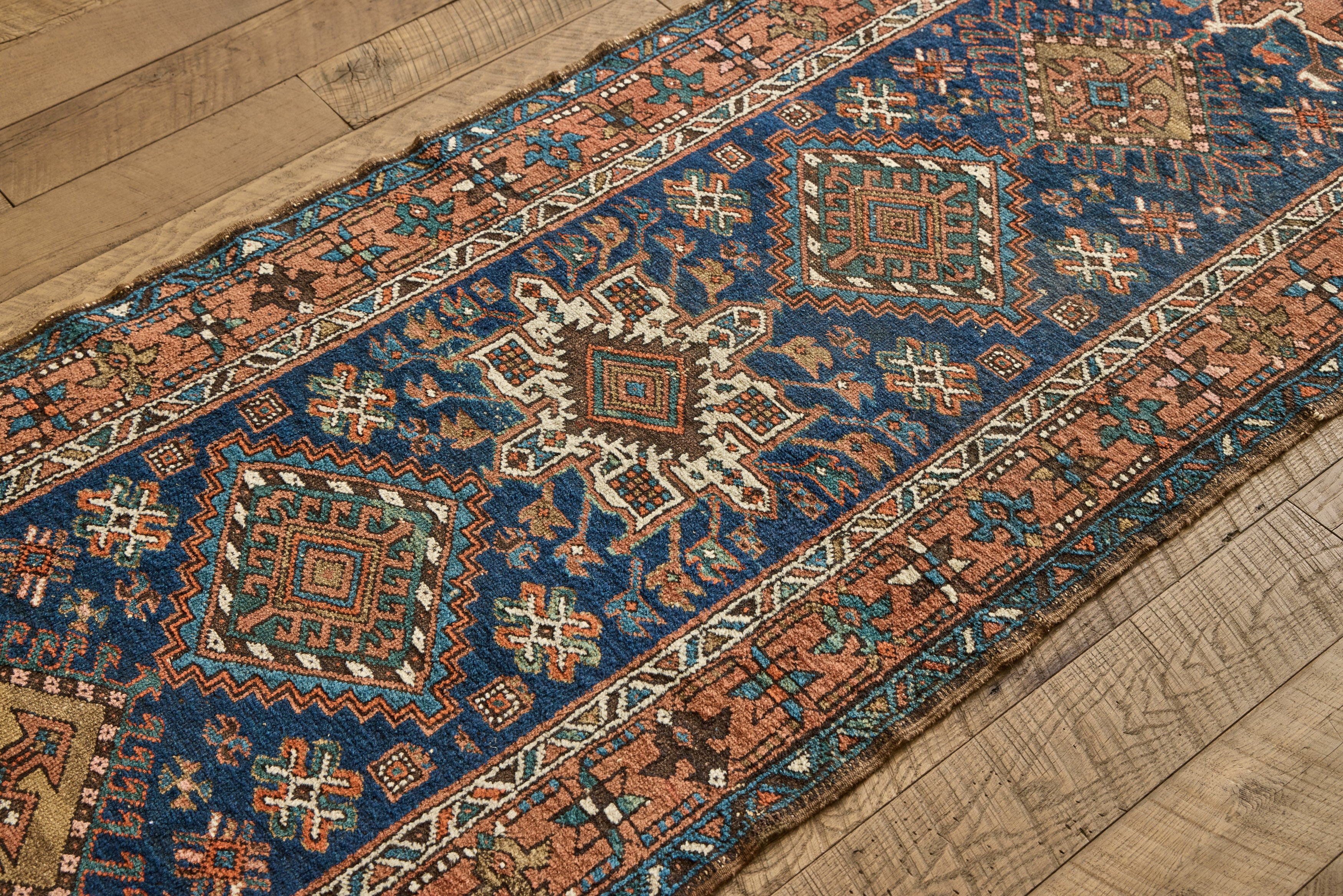 Tribal Heriz Runner 3'1 x 10'2