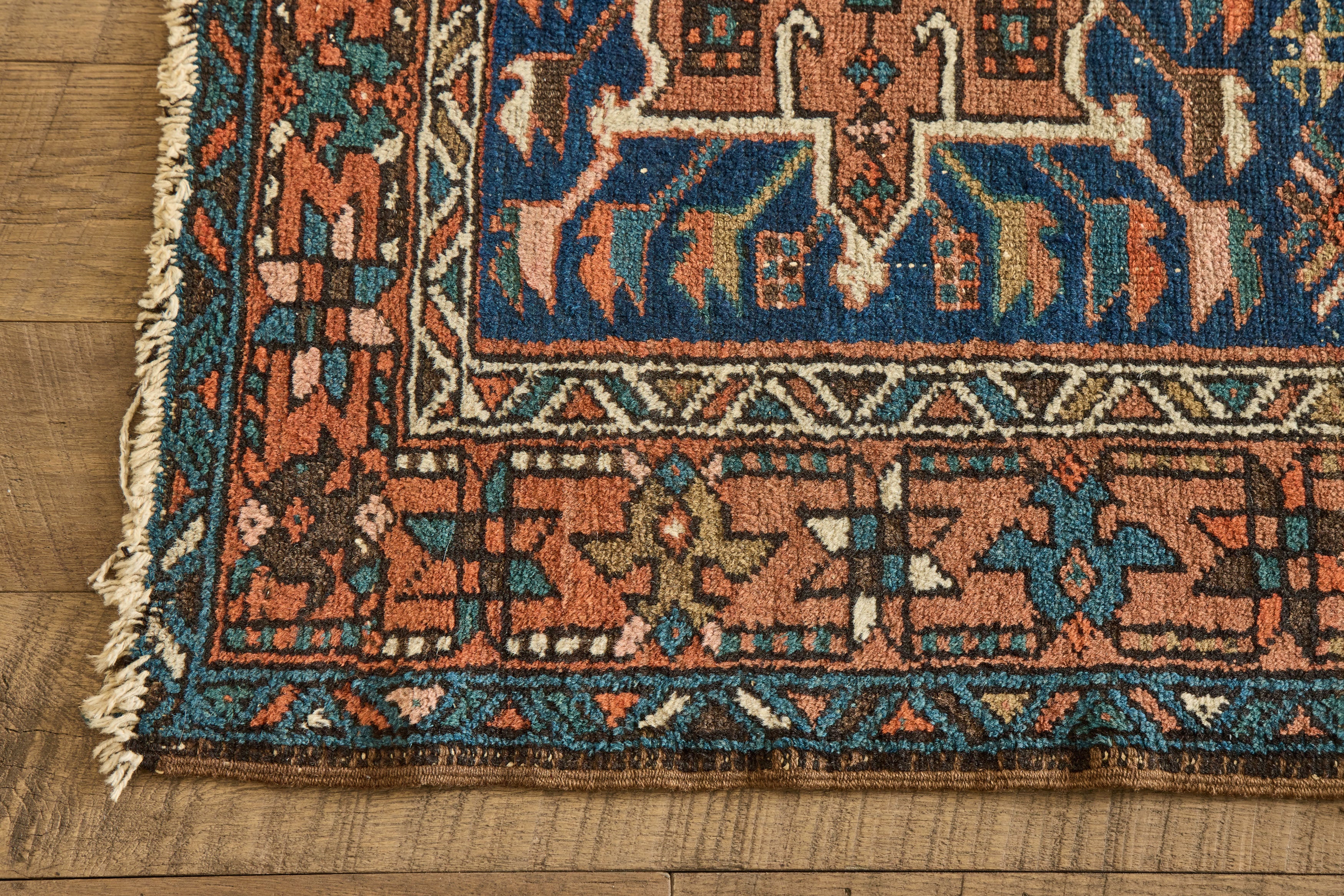 Tribal Heriz Runner 3'1 x 10'2