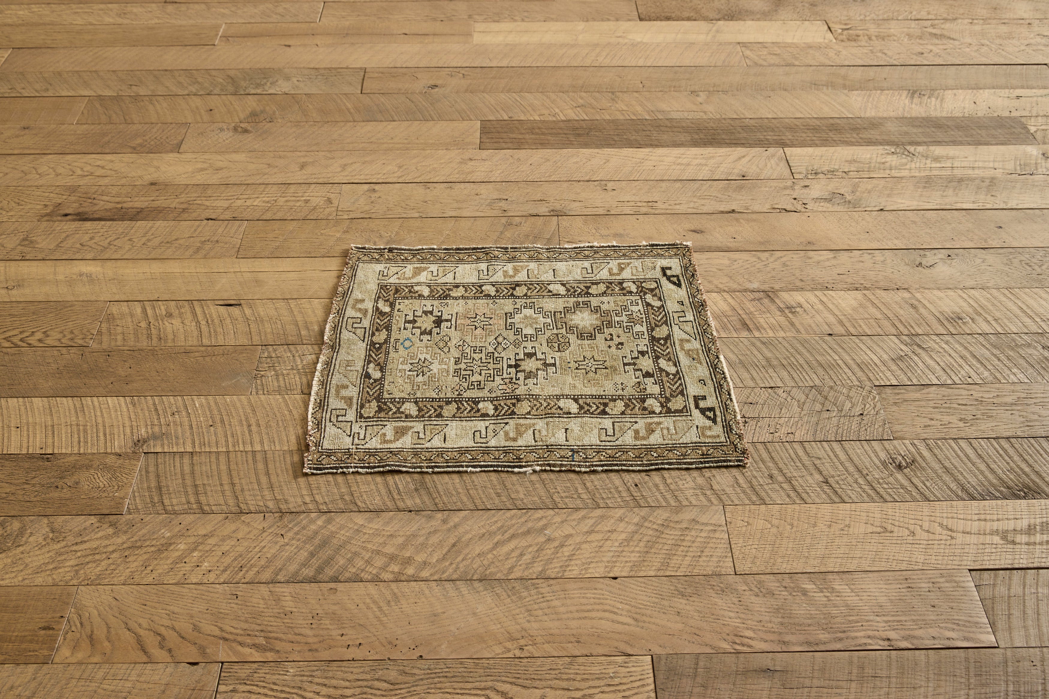 Square Tribal Throw Rug 2 x 2