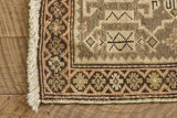 Neutral Tribal Scatter Rug 2 x 2'7