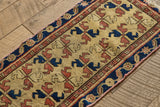 Caucasian Tribal Throw Rug 1'4 X 3