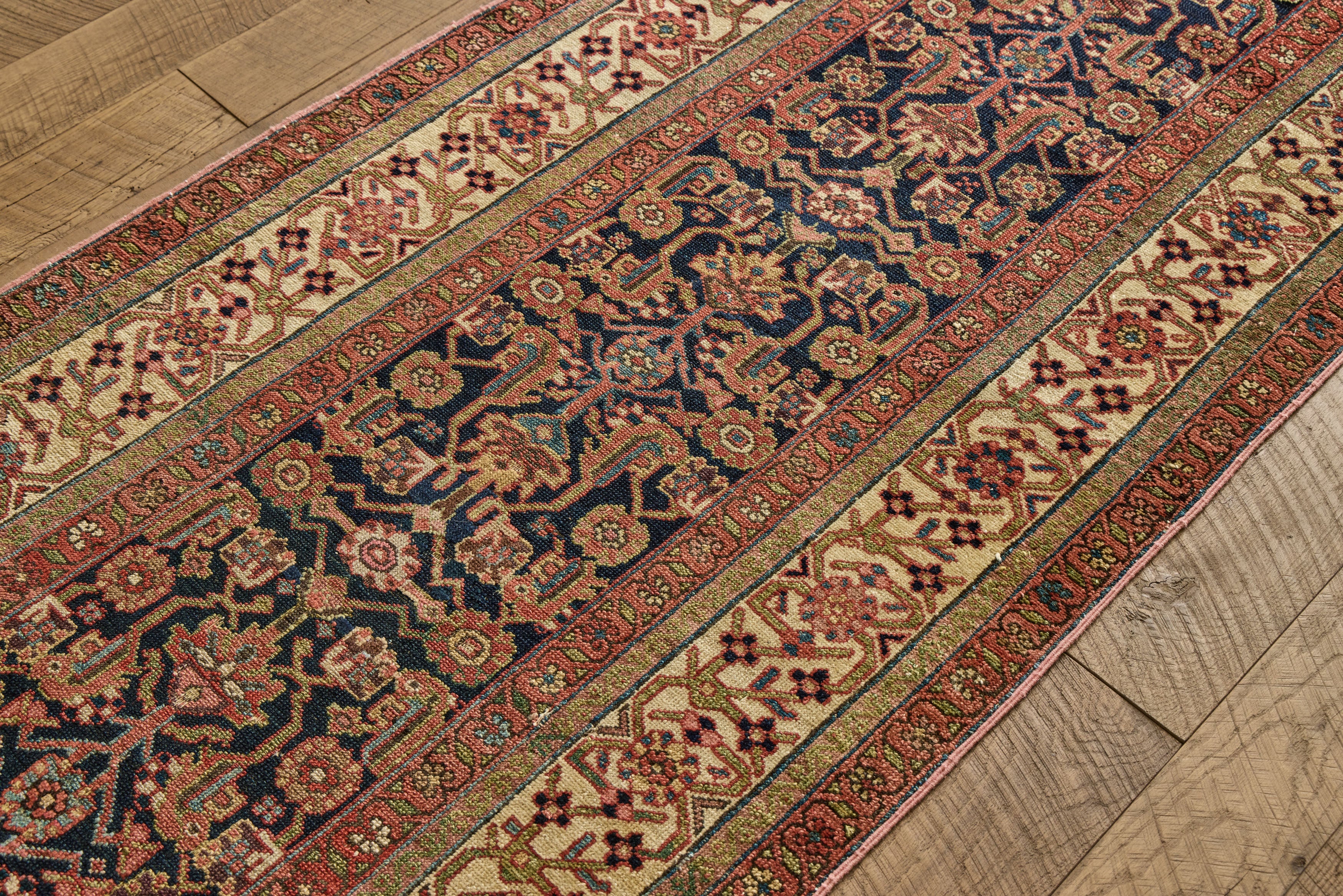 Persian Floral Malayer Runner 3'4 x 13'8