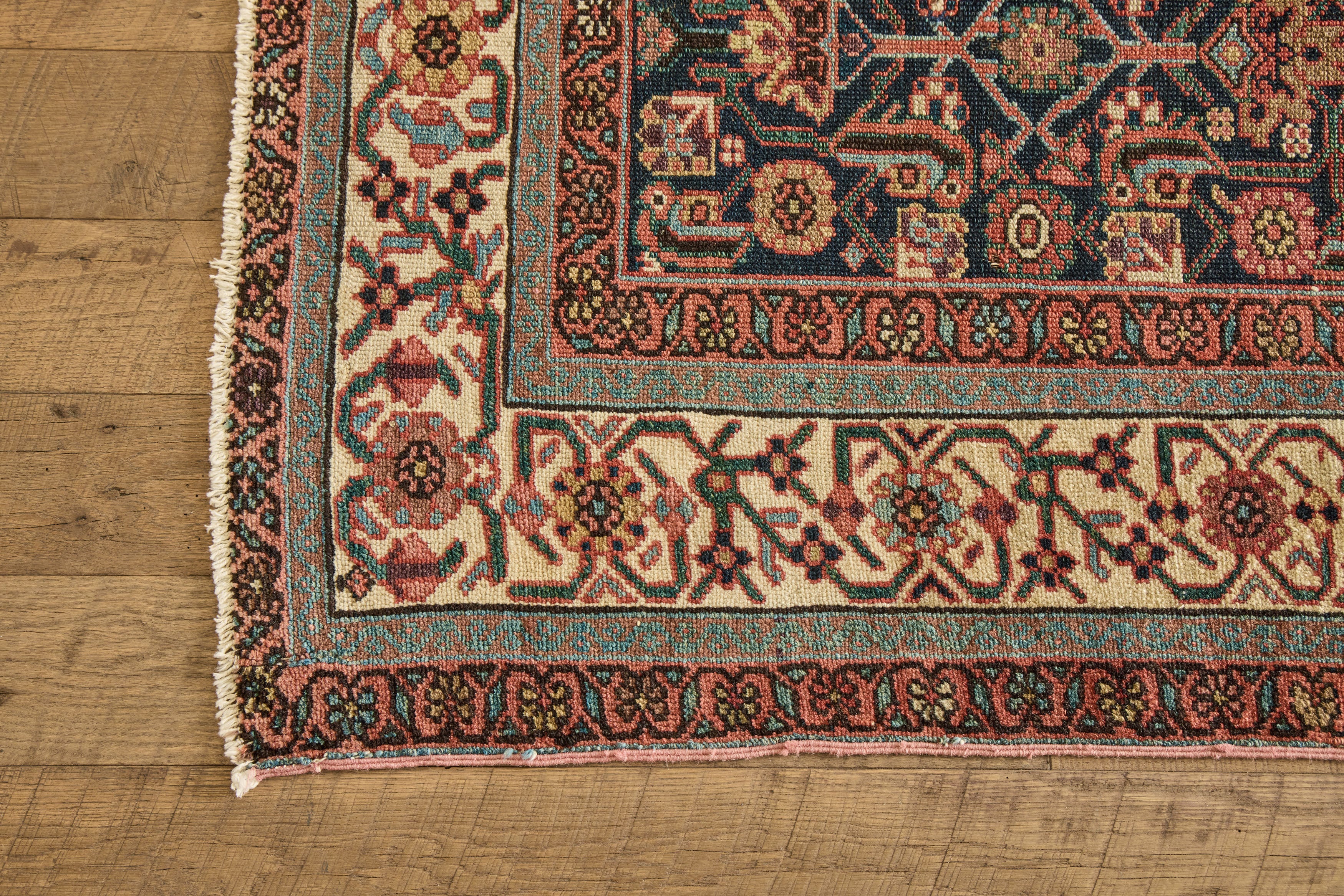 Persian Floral Malayer Runner 3'4 x 13'8