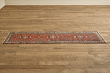 Red & Blue Persian Runner 2'7 x 9'6