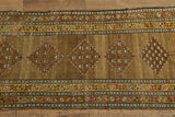 Diamond Pattern Tribal Runner 3'7 x 9'8